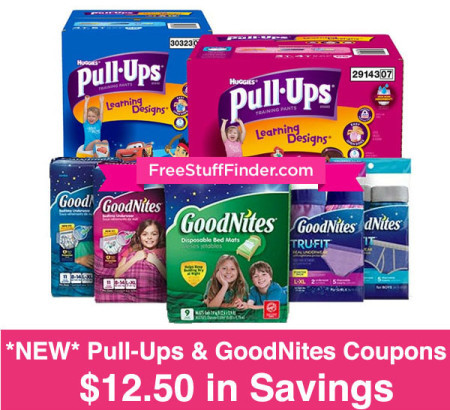 *HOT* $12.50 in Pull-Ups & GoodNites Product Coupons