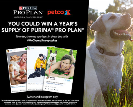 *HOT* Win Year Supply Purina Pro Plan Dog Food + $5.00 Off Coupon at Petco
