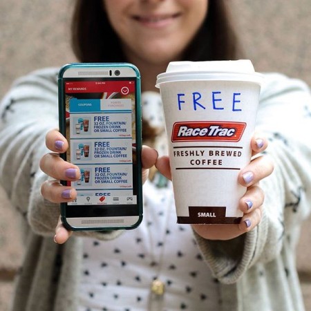 7 FREE 32-Oz Fountain Drinks or Small Coffee at RaceTrac