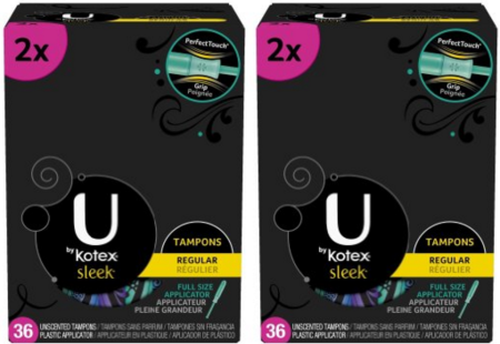 $1.00 Off U by Kotex Sleek Tampons + Target Deal