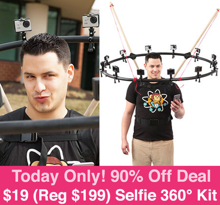 *HOT* 90% Off 360° Selfie Kit - Just $19 (Reg $199)