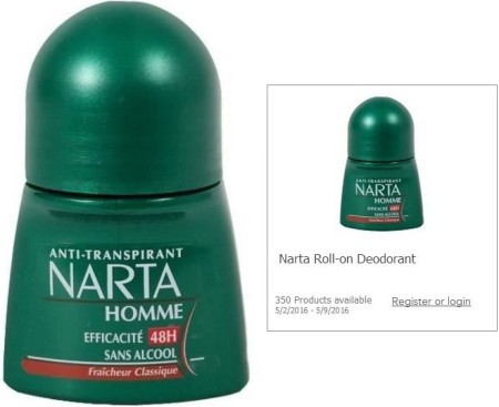 Possible FREE Narta Roll On Deodorant
