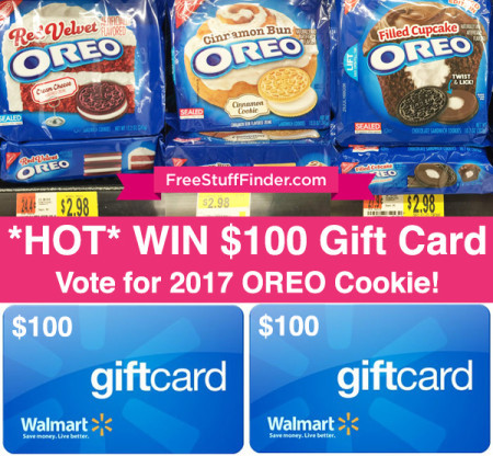 *HOT* Win FREE $100 Walmart Gift Card (OREO Giveaway)