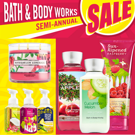 *HOT* Bath & Body Works Semi-Annual Sale (Up to 75% Off!)
