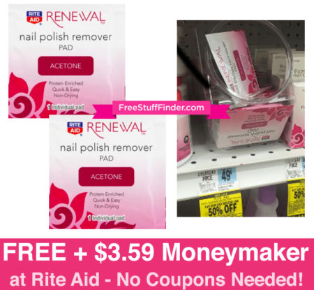 FREE Nail Polish Remover Pads + $ Moneymaker at Rite Aid | Free Stuff  Finder