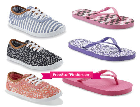 FREE Flip Flops w/ $5 Shoe Purchase at Kmart