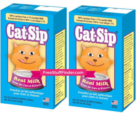 FREE Cat-Slip Real Milk Treat Sample