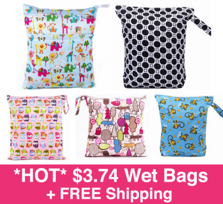 *HOT* $3.74 (Reg $11) Wet Bags - Perfect for Diapers, Dirty Clothing, Wet Swimsuits