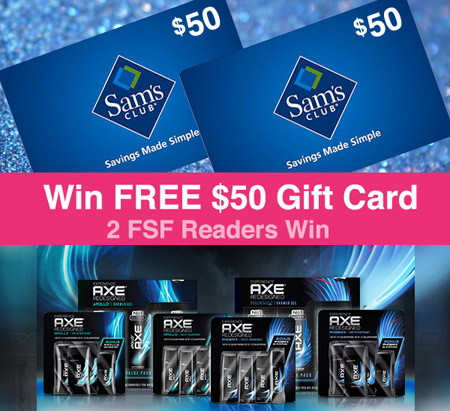 *HOT* Win $100 Sam's Club Gift Card from AXE (FSF Exclusive)