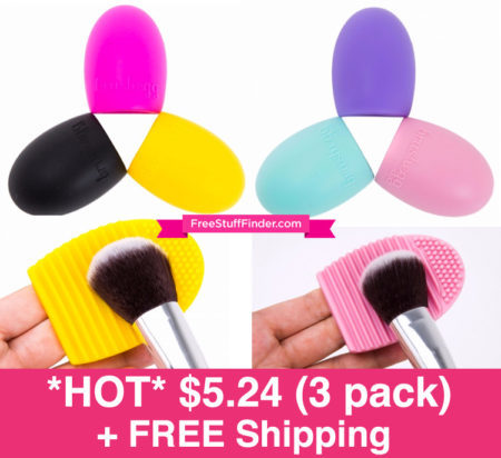 *HOT* $5.24 Makeup Brush Silicone Cleaner (3 Pack) + FREE Shipping