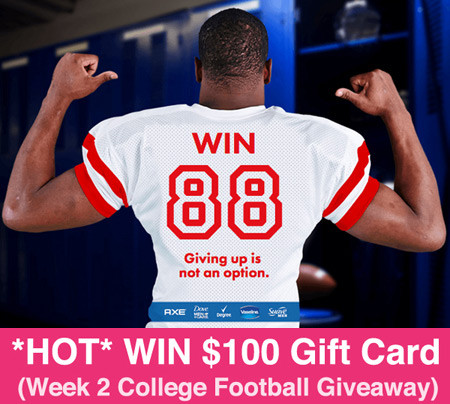 *HOT* Win $100 Gift Card to College Football Store (NCAA FSF Exclusive Giveaway)