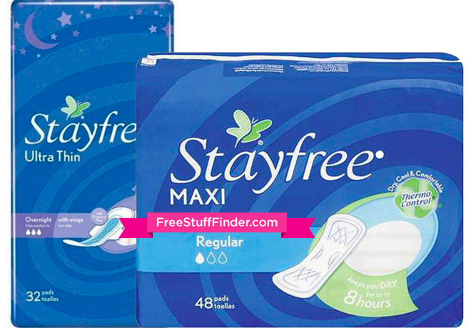 FREE Stayfree Pads at Kroger Affiliate Stores (Today Only)