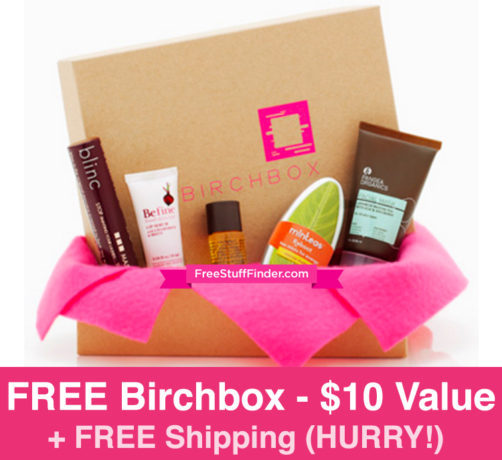 HURRY! 2 FREE Birchboxes + FREE Shipping (Limited Time - $20 Value!)