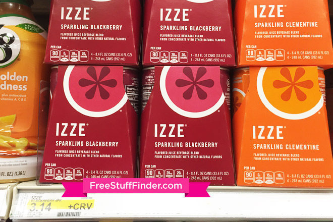 *HOT* $1.24 Izze Sparkling Juice (4-Pack) at Target (Print Coupon Now!)