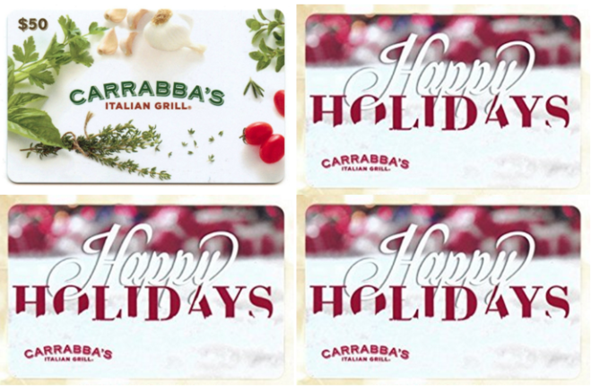 Now Through 11 28 When You 50 In Gift Cards At Your Local Carrabba S Ll Get Bonus For Free This Is Valid Restaurants Only