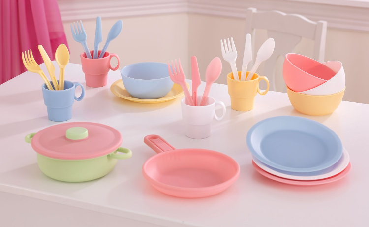 dinette kidkraft pastel