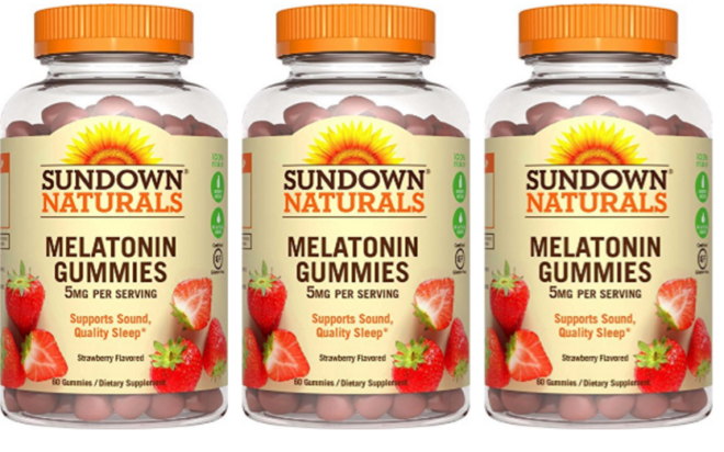 1 82  reg  5 07  sundown naturals melatonin gummies