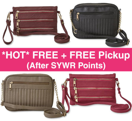 *HOT* FREE Handbags + FREE Pickup (After SYWR Points)
