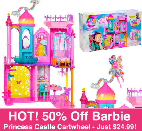*HOT* 50% Off Barbie Dreamtopia Princess Castle Cartwheel (Just $24.99!)