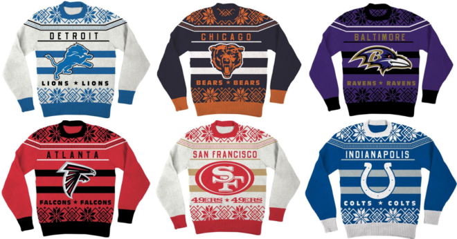 nfl xmas sweaters