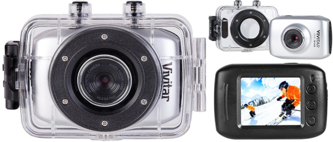 $9.97 (Reg $40) Vivitar HD Action Cam + FREE Pickup