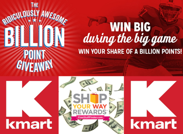 *HURRY* FREE Billion Points Giveaway (Kmart & Sears)