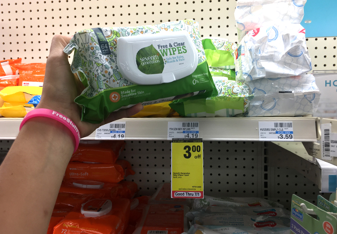 *HOT* $1.19 (Reg $4.19) Seventh Generation Baby Wipes at CVS (STOCK UP PRICE!)