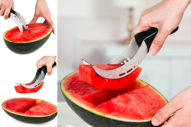 *HOT* $5.49 (Reg $16) 3-in-1 Watermelon Slicer + FREE Shipping