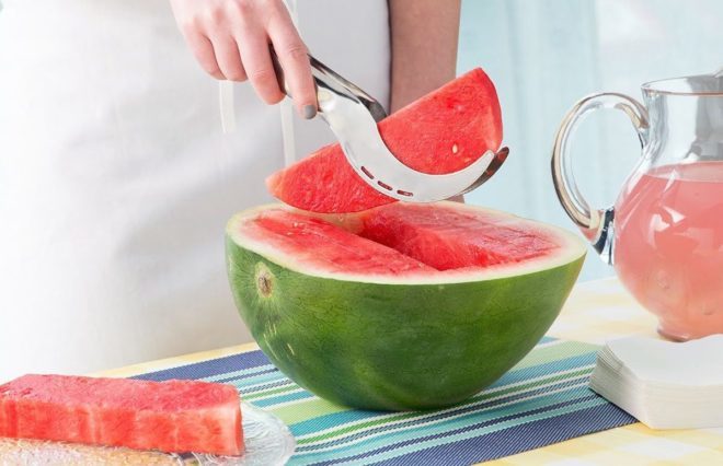 $5.49 (Reg $16) Watermelon 3-in-1 Cutter + FREE Shipping (Slices, Cores, & Serves!)