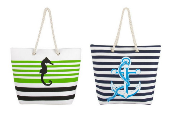 *HOT* $11.99 (Reg $30) Canvas Beach Tote Bag (Today Only!)