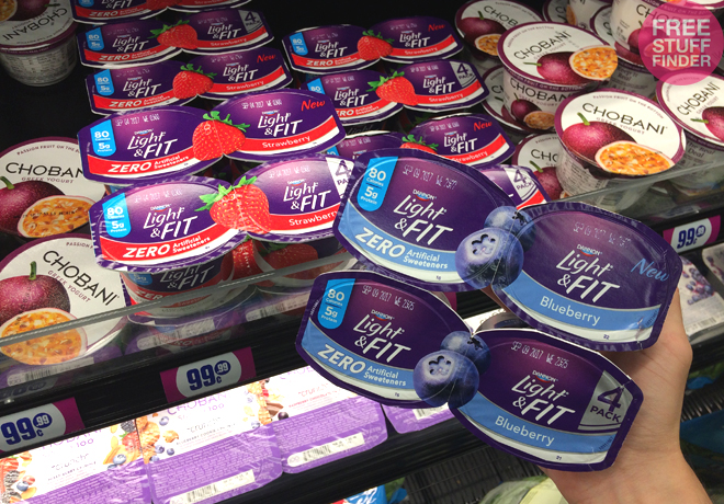 $0.14 Dannon Light & Fit Yogurt 4-Packs at 99 Cents Only Stores
