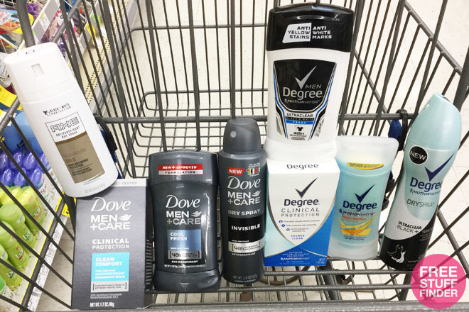 *HOT* $2.87 (Reg $6.49) Axe, Dove, and Degree Dry Spray at Walgreens