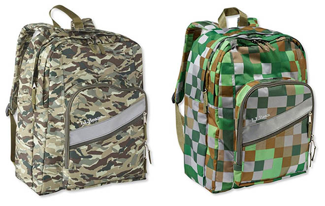 llbean camo backpack