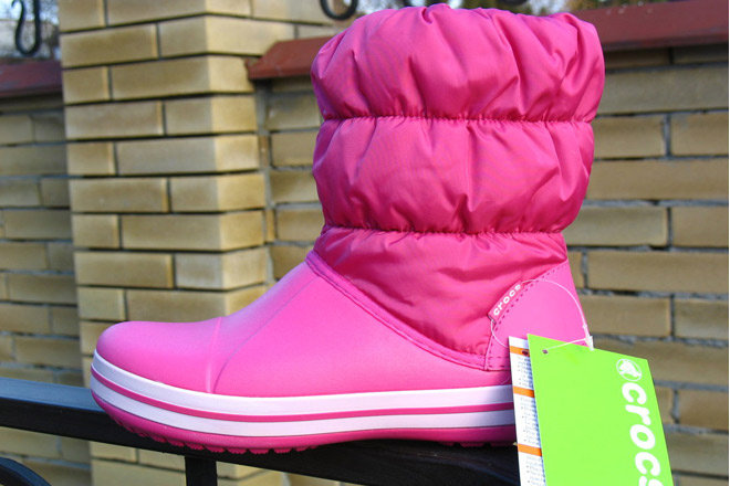 crocs winter puff