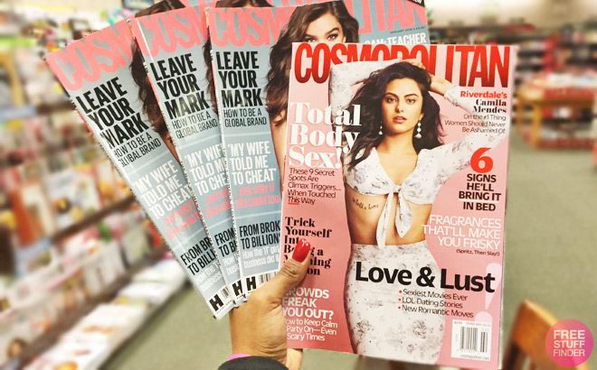 FREE Cosmopolitan Magazine 1-Year Subscription (Great Gift Idea!)