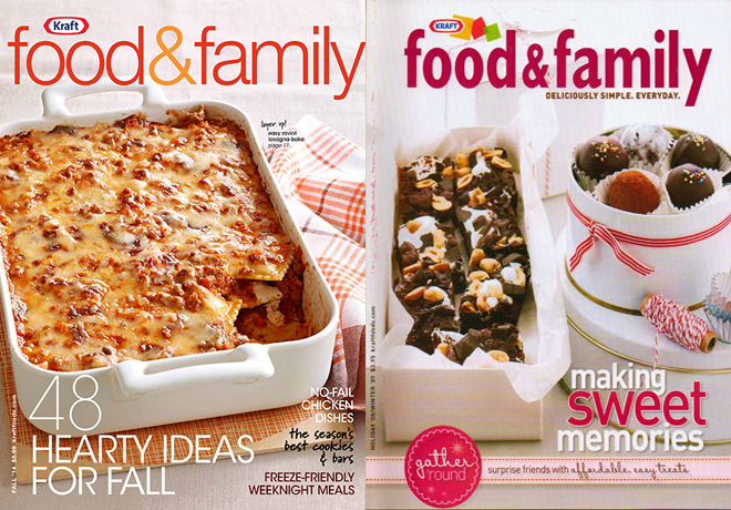 FREE Kraft Food & Family Magazine Two Year Subscription