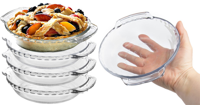 small pie plates glass