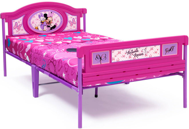 Disney Minnie Mouse Twin Bed, Minnie Mouse Full Size Bed Frame