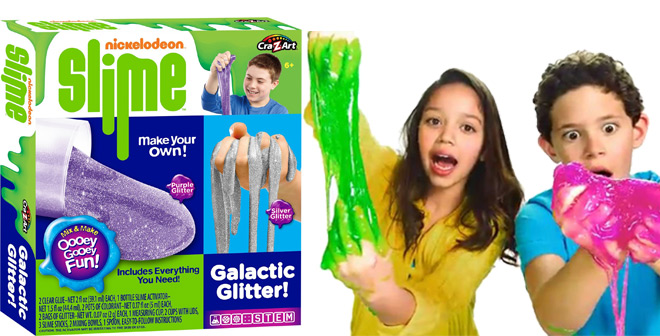 Nickelodeon Cra-Z-Slime Galactic Glitter Kit ONLY $6.99 – Regularly $19 |  Free Stuff Finder