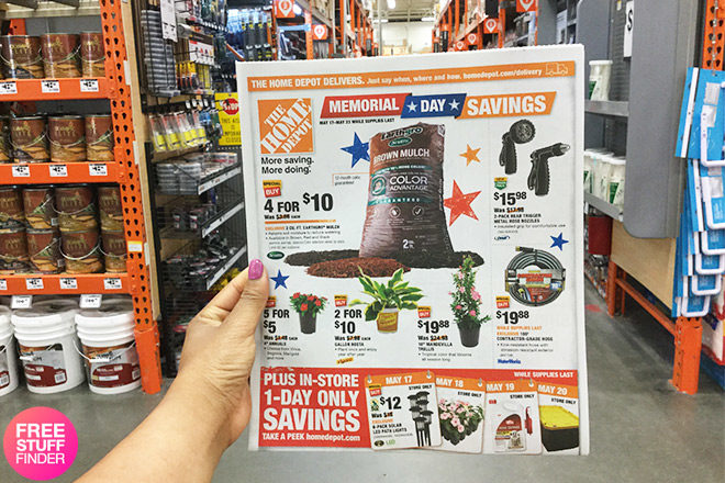 Home Depot Memorial Day Sale Deals Save Big On Flowers Plants Mulch Free Stuff Finder
