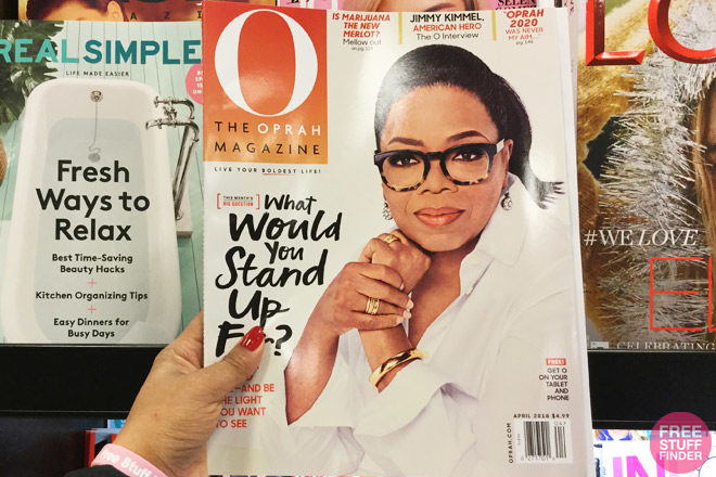 HURRY! FREE Oprah Magazine Subscription