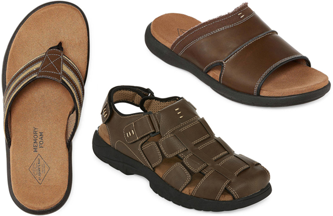 Buy 1 Get 2 FREE Men's Sandals at JCPenney – Just $16.67 per Pair (Reg $50)