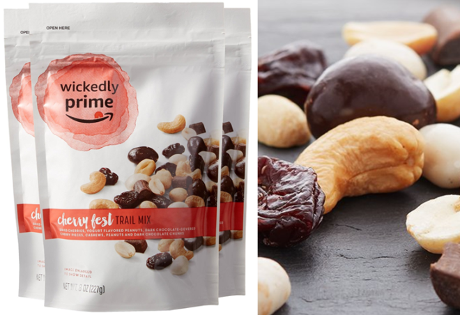 Amazon Wickedly Prime Trail Mix 3 Pack Only 8 15 Free Shipping 2 72 Each Free Stuff Finder