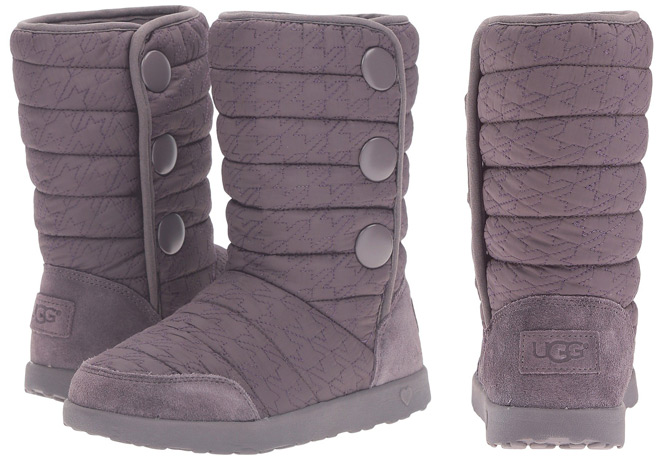 UGG Kids Puffy Quilted Houndstooth Boots Just $36 (Reg $120) - That's 70% Off!