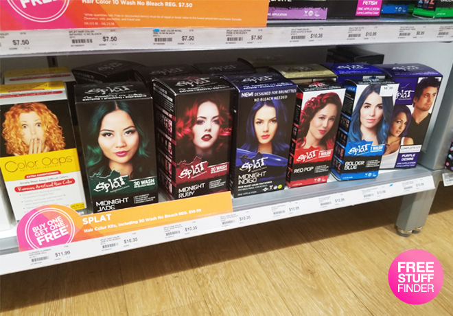 ULTA: Buy One Get One FREE Sale on Splat Hair Colors – Both In Store &  Online! | Free Stuff Finder