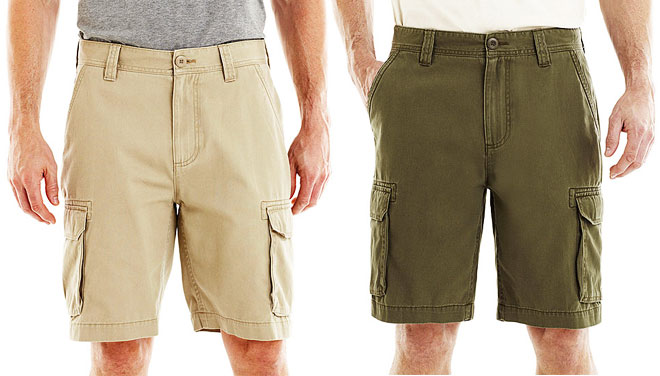 St john's bay men's cargo shorts Clearance