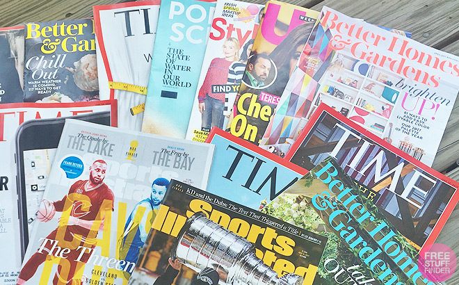 THREE FREE Magazine Subscriptions of Your Choice (Digital & Print Options!)