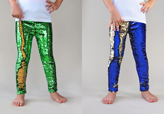 childrens sequin leggings