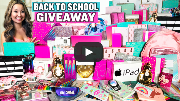 BIGGEST Back to School GIVEAWAY #2 (Win FREE iPad, Makeup, Cute School Supplies)