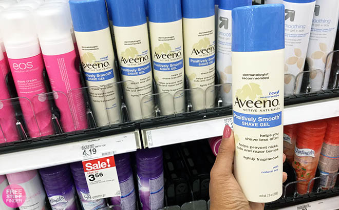 HOT Aveeno Shave Gel JUST 56 At Target Regularly 4 19 Deal Ends 10 6 Free Stuff Finder